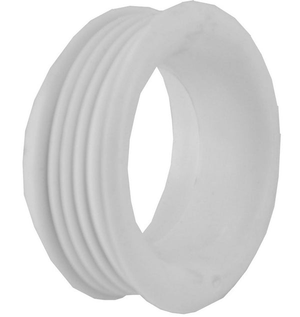 Fall pipe collar LH reservoir 55/45 white