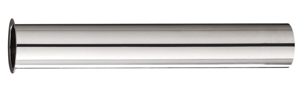UniMatch sifon verlengbuis 20cm met kraag Chroom