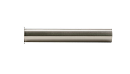UniMatch sifon verlengbuis 20cm met kraag Geborsteld staal
