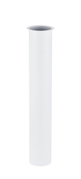 UniMatch siphon extension tube 20 cm with collar, matt white