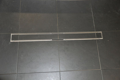 Wiesbaden RVS tegelrooster tbv douchegoot 50x7 - WDtegels