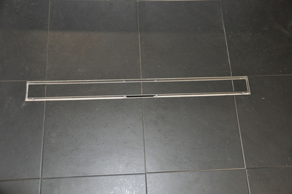 Wiesbaden RVS tegelrooster tbv douchegoot 60x7 - WDtegels