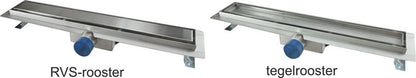 Tegelrooster voor douchegoot 70 x 7 cm RVS - WDtegels