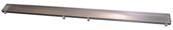 Wiesbaden RVS tegelrooster tbv douchegoot 80x7cm