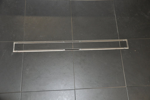 Tegelrooster voor douchegoot 90 x 7 cm RVS - WDtegels