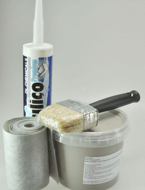 Riko Universal sealing set for shower channel/built-in box installation niche