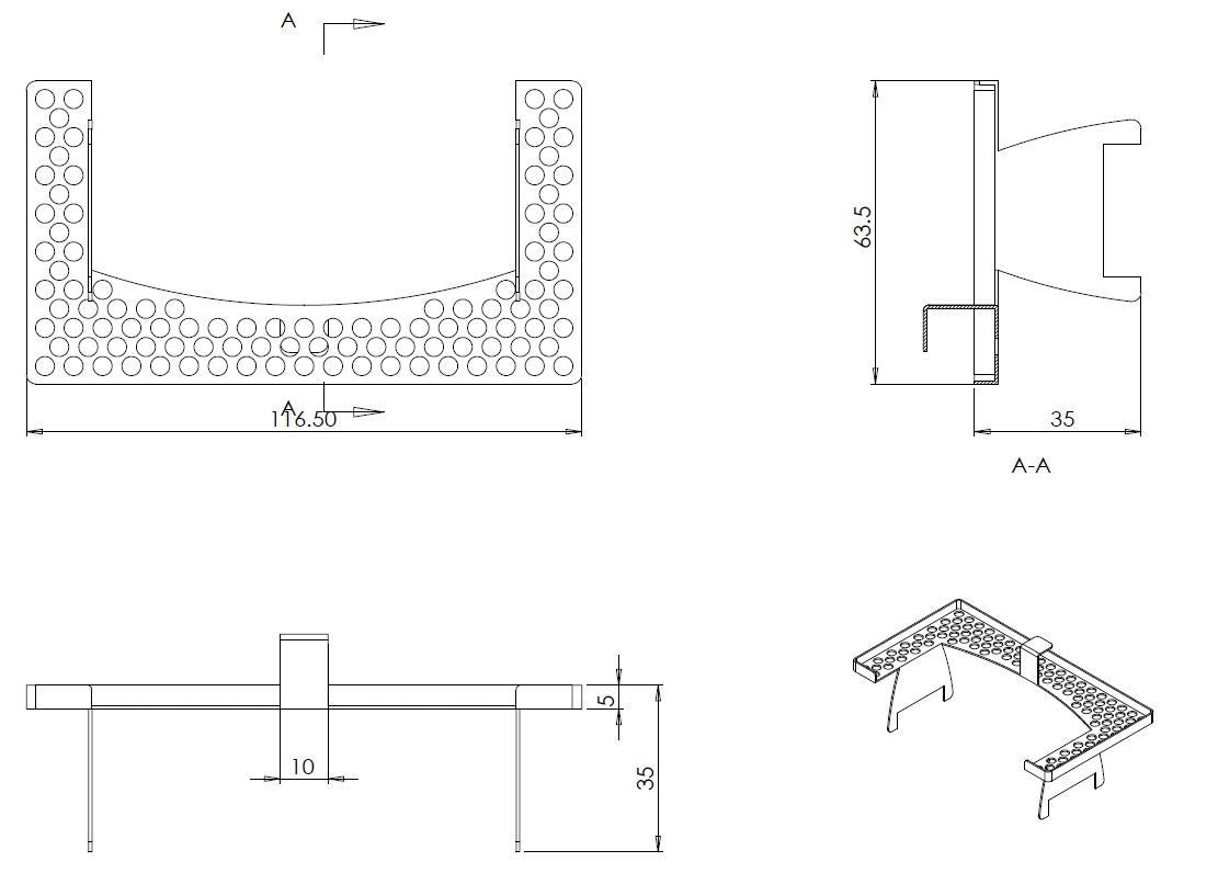 Hair filter for stainless steel shower drain