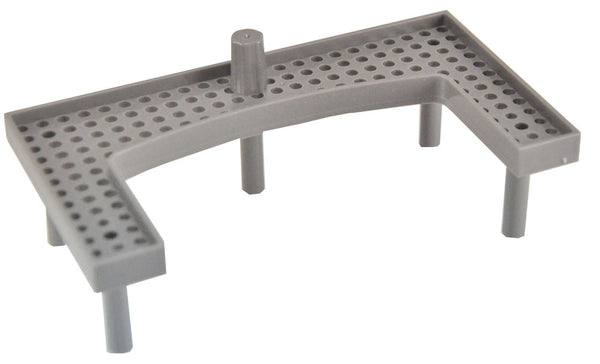 Hair catcher for shower drain | Plastic grey