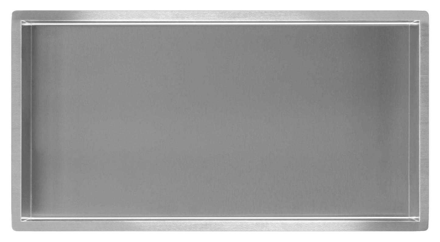Wiesbaden RVS inbouwnis 30x60x7cm - WDtegels