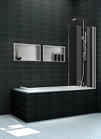 Wiesbaden RVS inbouwnis 30x60x7cm - WDtegels