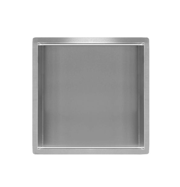 Wiesbaden stainless steel recessed niche 30x30x10cm