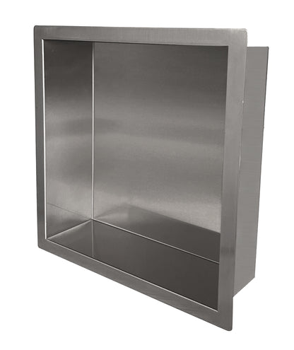 Wiesbaden Inbouwnis douche | 30x30x7cm | Gunmetal - WDtegels