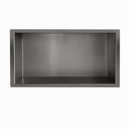 Demis inbouwnis 30x60x10cm gunmetal PVD