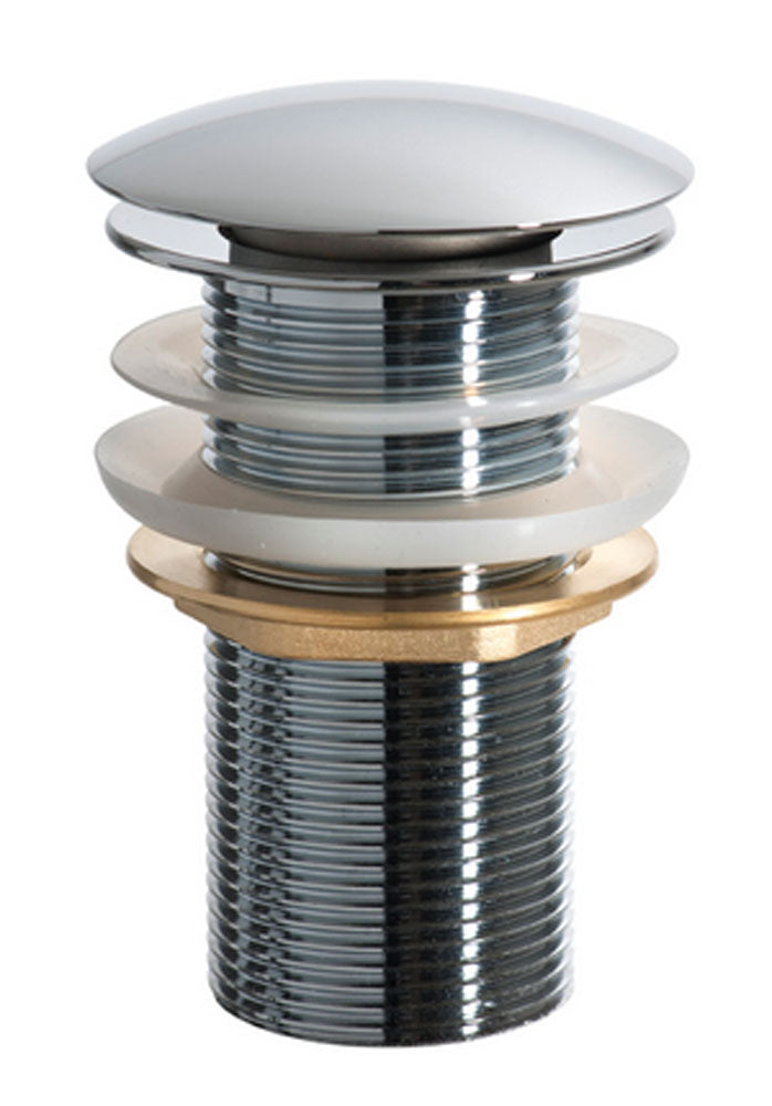 Wiesbaden luxe lange clickwaste 9cm 5/4'' chroom - WDtegels