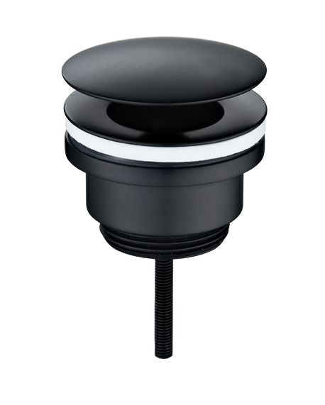 Tapón de drenaje abierto UniMatch 5/4'' negro mate