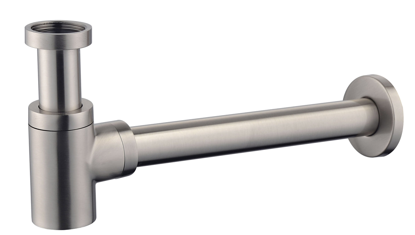 Wiesbaden Star luxe sifon laag 11/4'' geborsteld staal - WDtegels