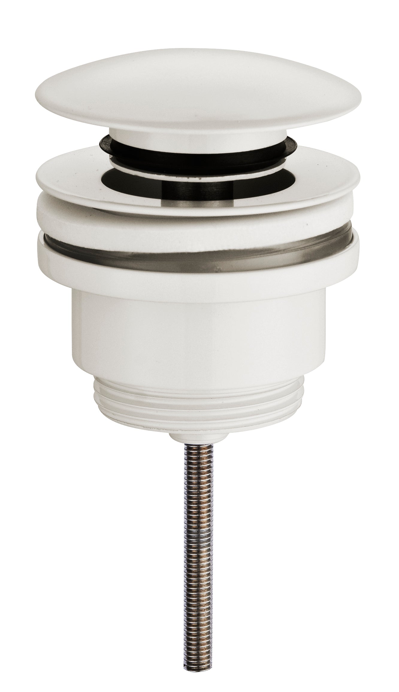 UniMatch clickwaste afvoerplug 5/4" glans wit - WDtegels