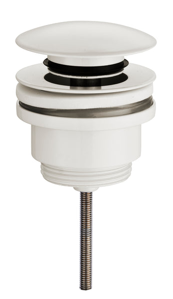 UniMatch clickwaste drain plug 5/4" gloss white