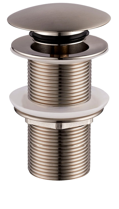 UniMatch clickwaste afvoerplug verlengd 5/4" geborsteld staal - WDtegels