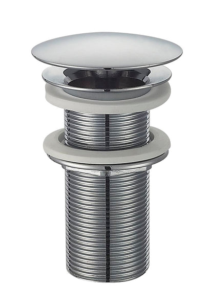 UniMatch open drain plug extended 5/4" chrome