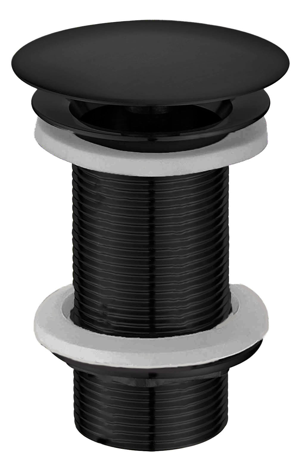 UniMatch open afvoerplug verlengd 5/4" mat zwart - WDtegels