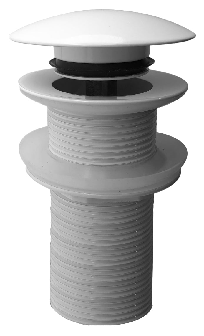 UniMatch clickwaste afvoerplug verlengd 5/4" glans wit - WDtegels