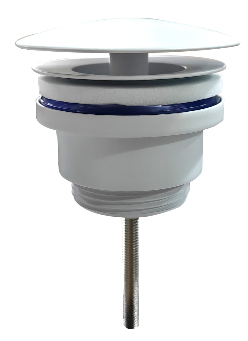 UniMatch open afvoerplug 5/4''glans wit - WDtegels