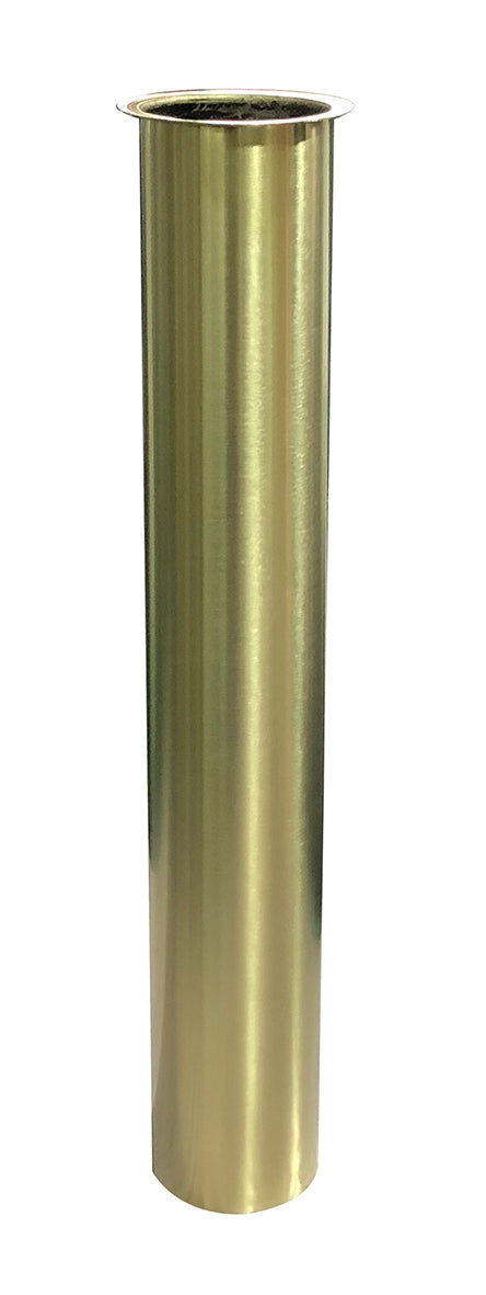 UniMatch siphon extension tube 20 cm with collar brushed brass PVD