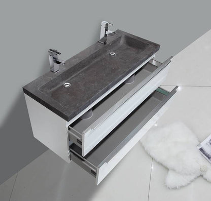 Badmeubel Senza Stone 120 Hoogglans Wit