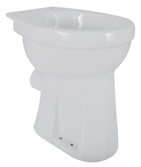 Wiesbaden staande verhoogde toiletpot +6 PK wit - WDtegels