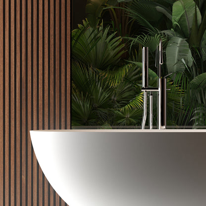 Chiek vrijstaand ligbad | 165x75cm | Solid surface mat wit