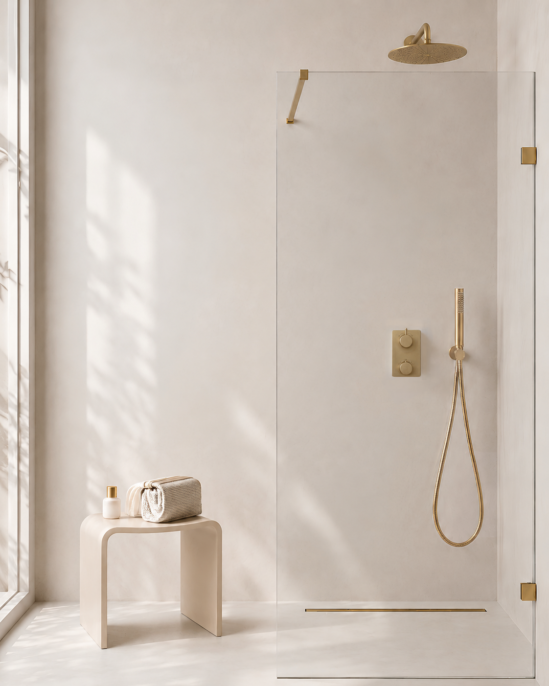 Zita kruk solid surface 40x30x42,5cm beige - productfoto 4