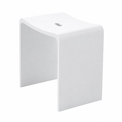 Wiesbaden Solid Surface stool 40x30x42