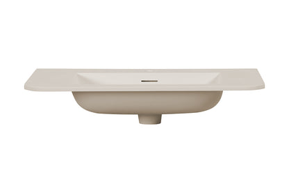 Laro meubelwastafel 80 x 48 x 1,5 cm solid surface beige - afbeelding 3