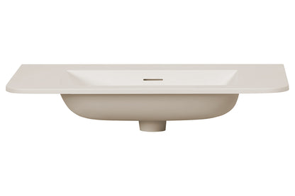 Laro meubelwastafel 80 x 48 x 1,5 cm solid surface beige - afbeelding 3