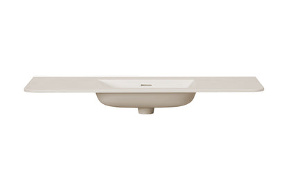 Laro meubelwastafel 120 x 48 x 1,5 cm solid surface beige - afbeelding 3