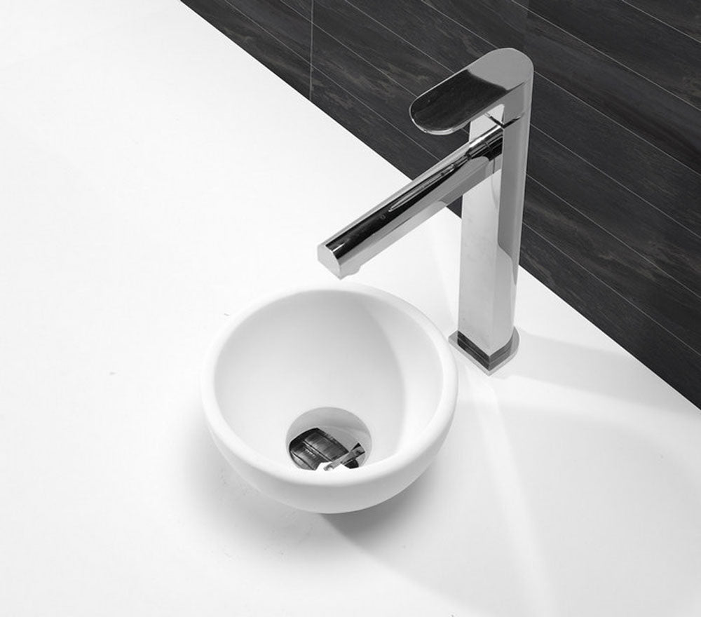 Wiesbaden Solid Surface opzetfontein rond 20x20x11 - WDtegels