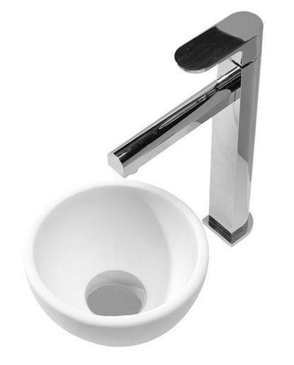 Wiesbaden Solid Surface opzetfontein rond 20x20x11 - WDtegels