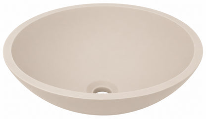 Valerie waskom rond 43 x 13 cm solid surface beige