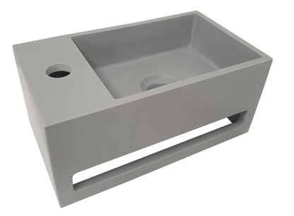 Julia fontein Solid Surface 35 x 20 x 16 cm beton (look) links
