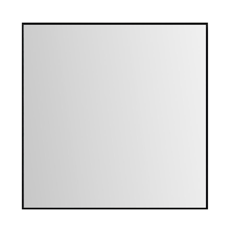 Ribbella spiegel met frame 100 cm mat zwart - WDtegels