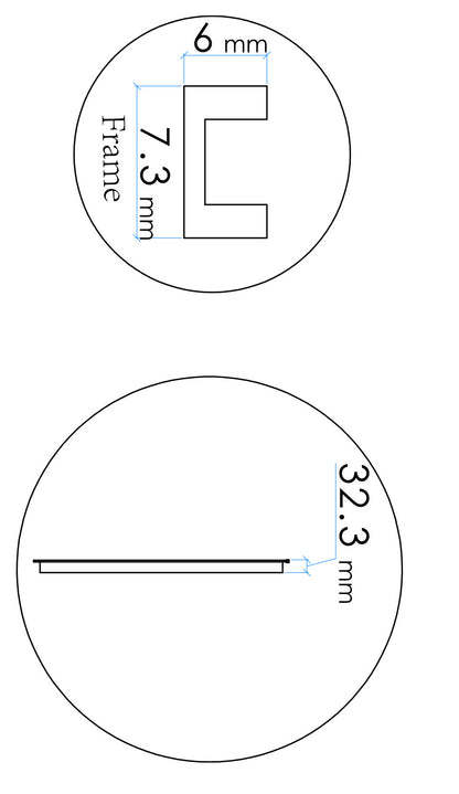 Novi spiegel 80 cm rond met LED, dimbaar mat zwart - WDtegels