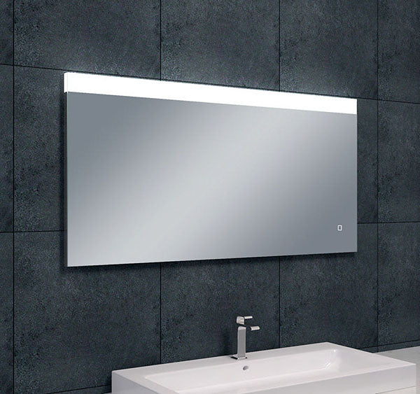 Wiesbaden Single dimbare LED condensvrije spiegel 120x60cm