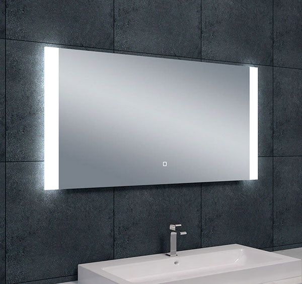 Sunny spiegel 120x60 cm rechthoek met LED, dimbaar en spiegelverwarming