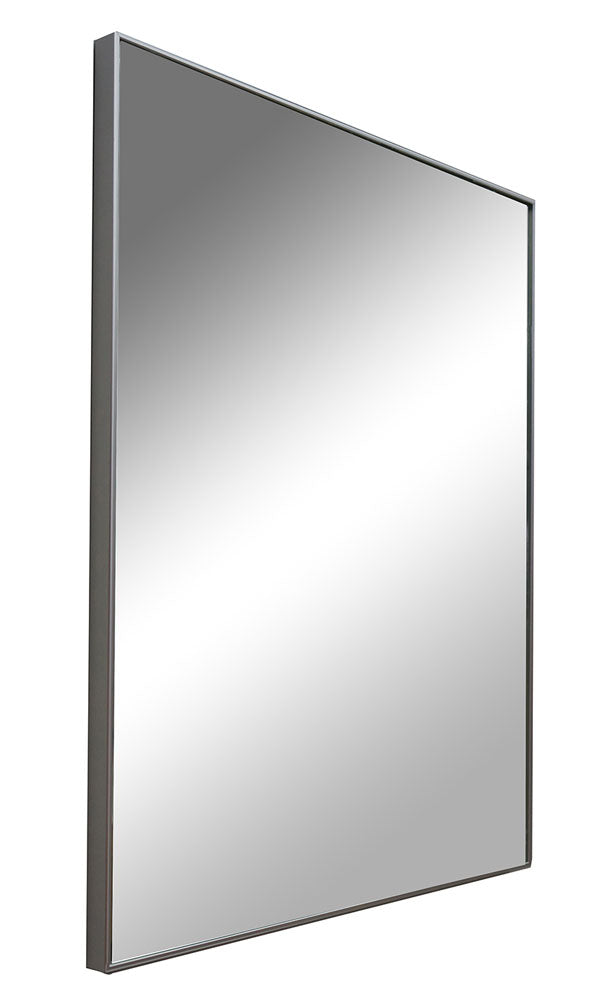 Fina spiegel rechthoek met lijst 50 x 60 x 2.1 cm aluminium - WDtegels