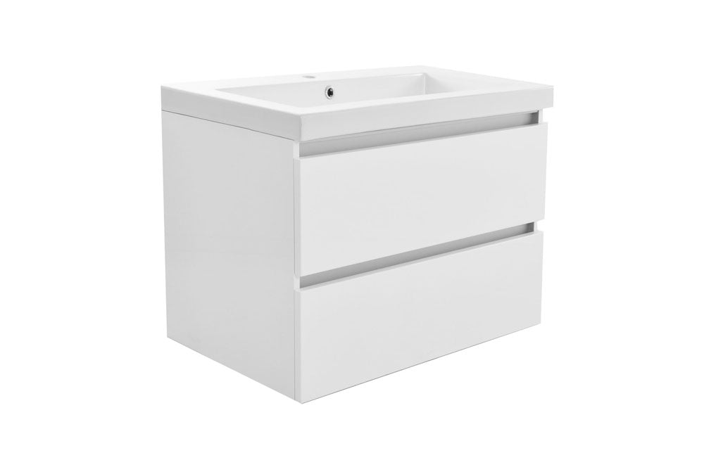 Vision onderkast met 2 laden 60 x 46 cm glans wit - WDtegels