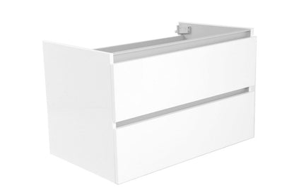 Vision onderkast met 2 laden 80 x 46 cm glans wit - WDtegels