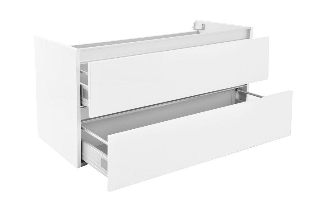 Vision onderkast met 2 laden 100 x 46 cm glans wit - WDtegels