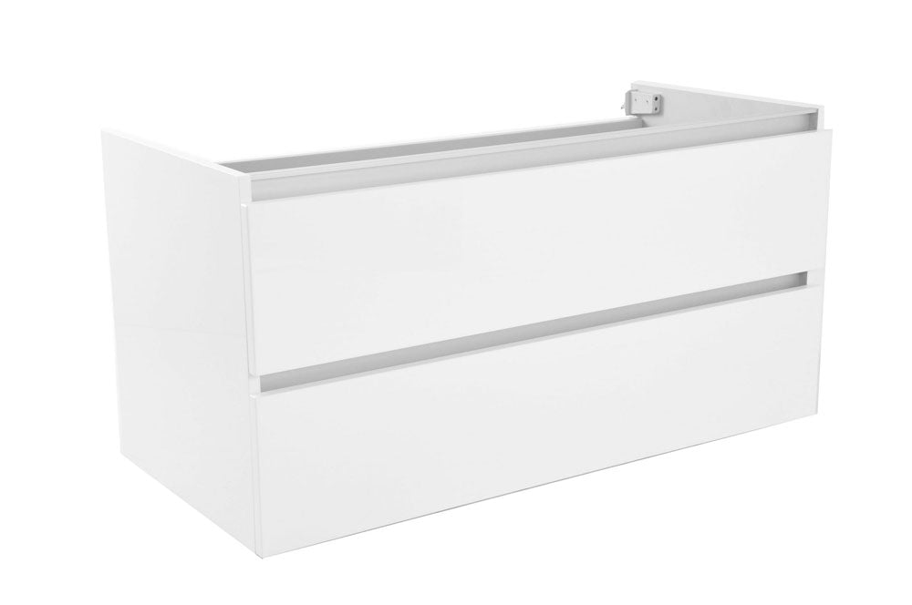 Vision onderkast met 2 laden 100 x 46 cm glans wit - WDtegels