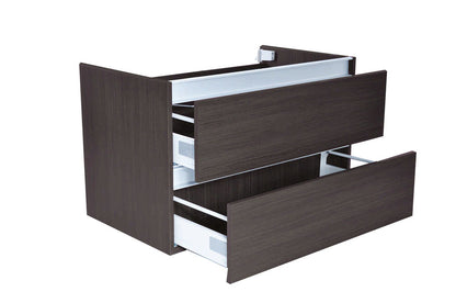 Vision onderkast+2 laden 80x46 houtnerf grijs - WDtegels